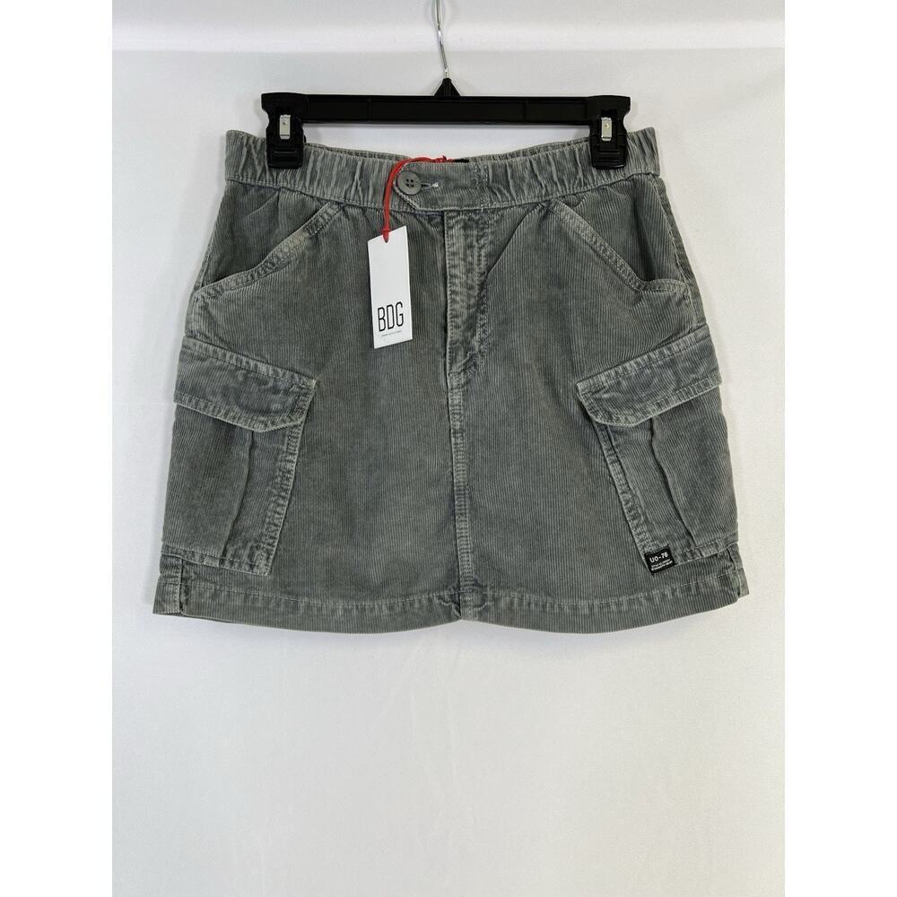 Urban Outfitters BDG Corduroy Mini Skirt Size S Pockets NWT Academia‎ Preppy